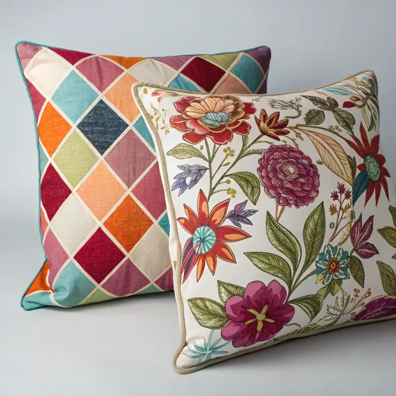 Set of Decorative Throw Pillows
